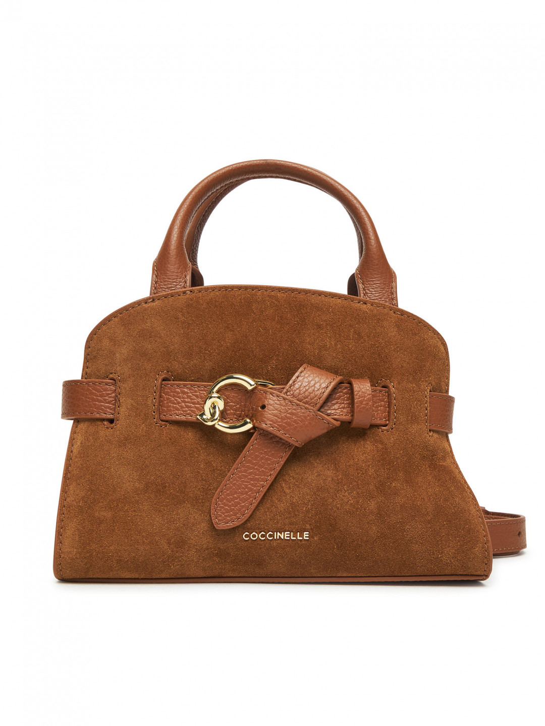 Coccinelle Kabelka Tlb Coccinellesabine Suede Bi E1 TLB 18 03 01 Hnědá